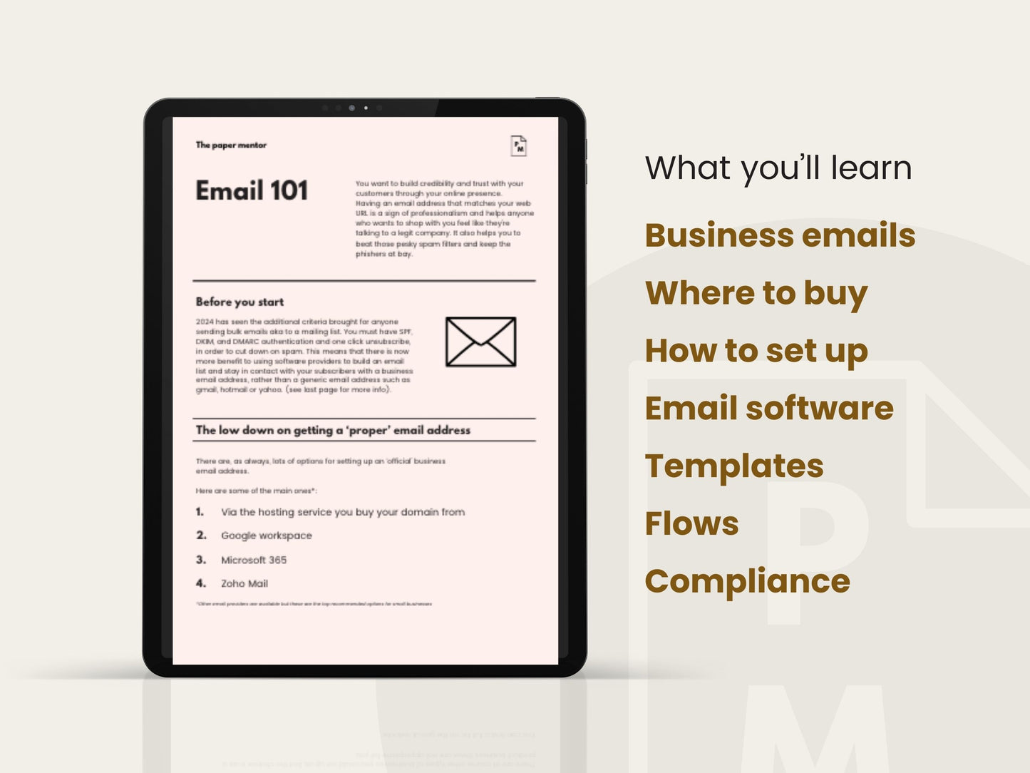 A guide to securing a professional email address