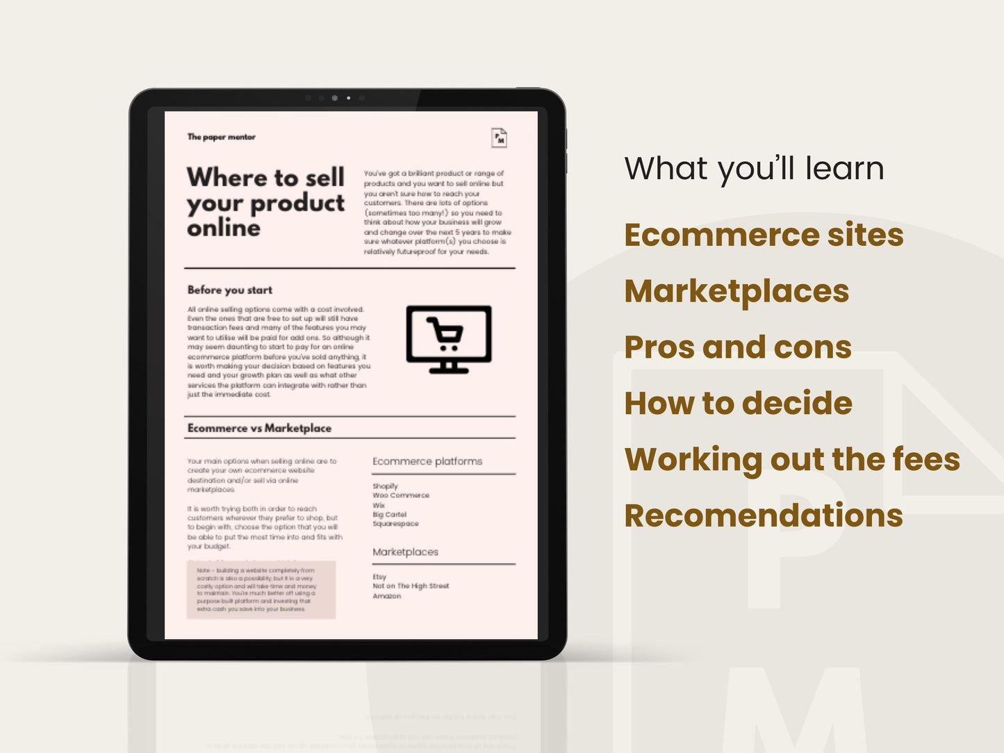 How to decide where to sell you product online