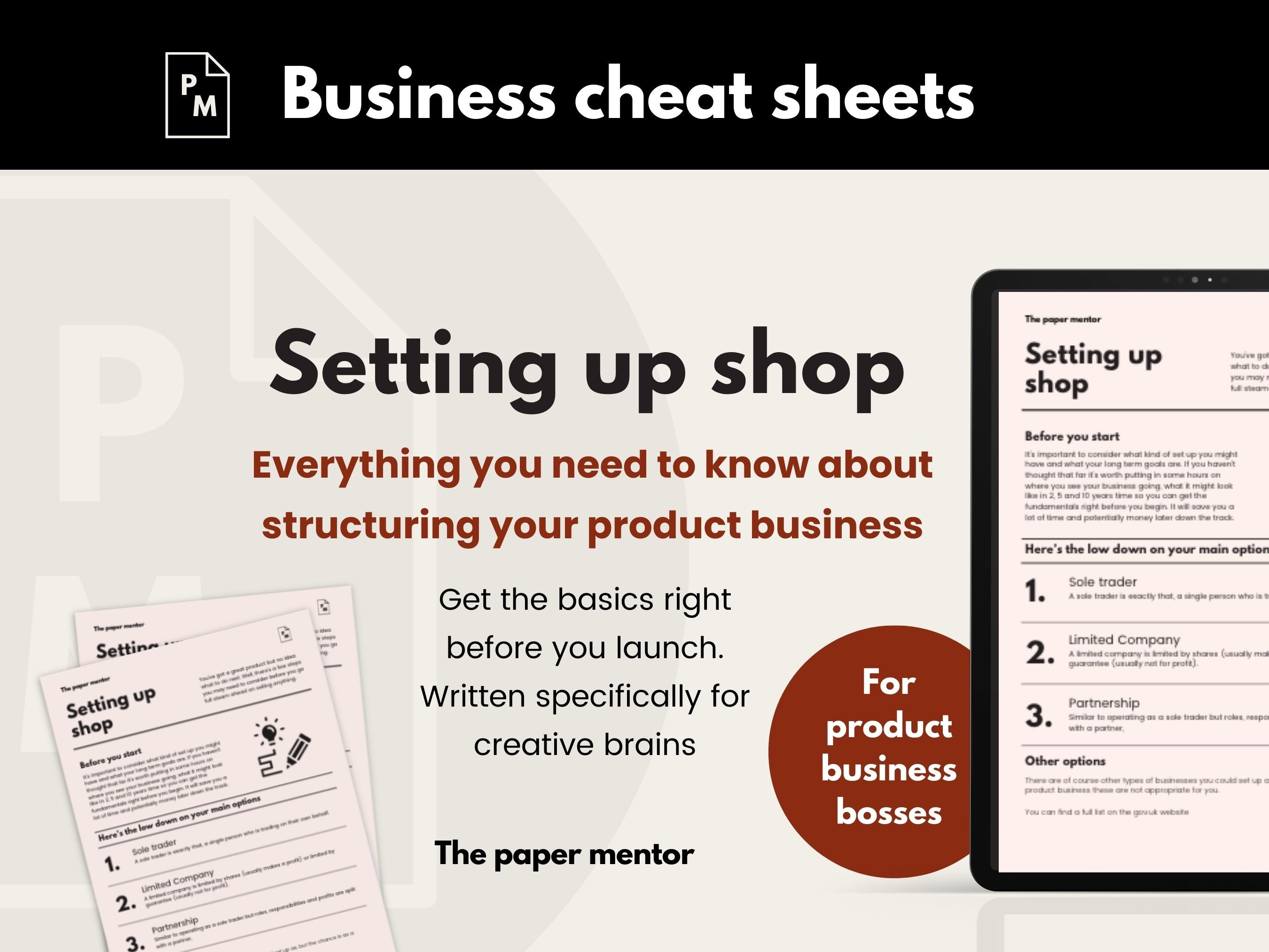 Setting up shop - how to set your company structure, a guide – The ...