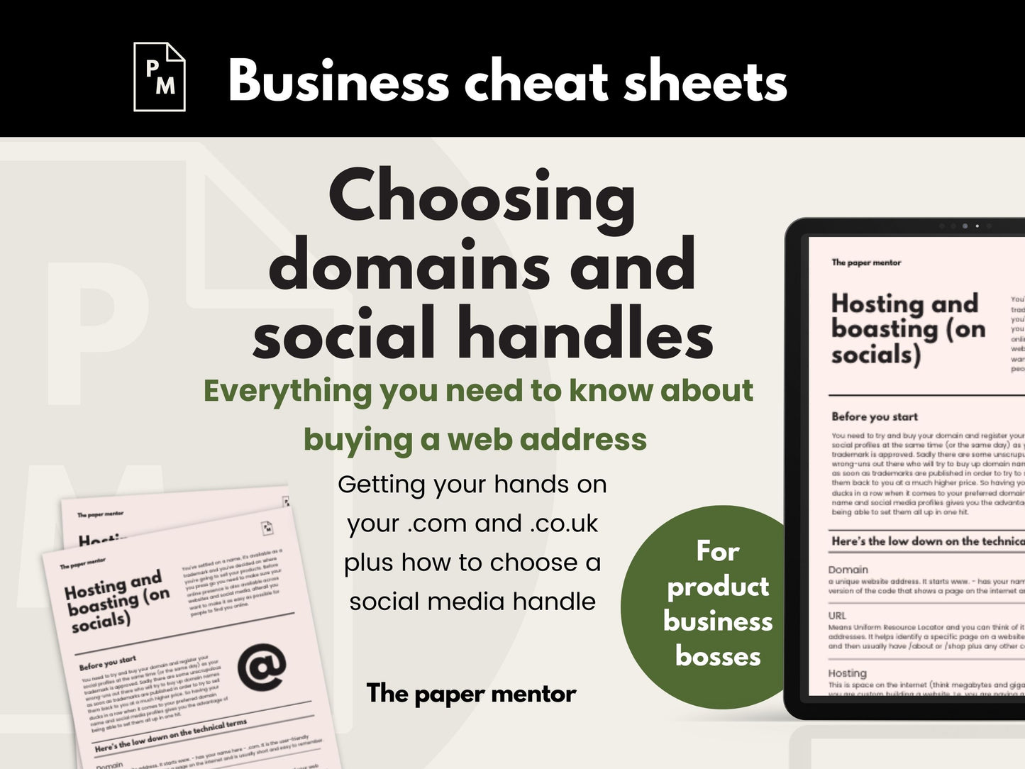 Where to host and share your product brand online