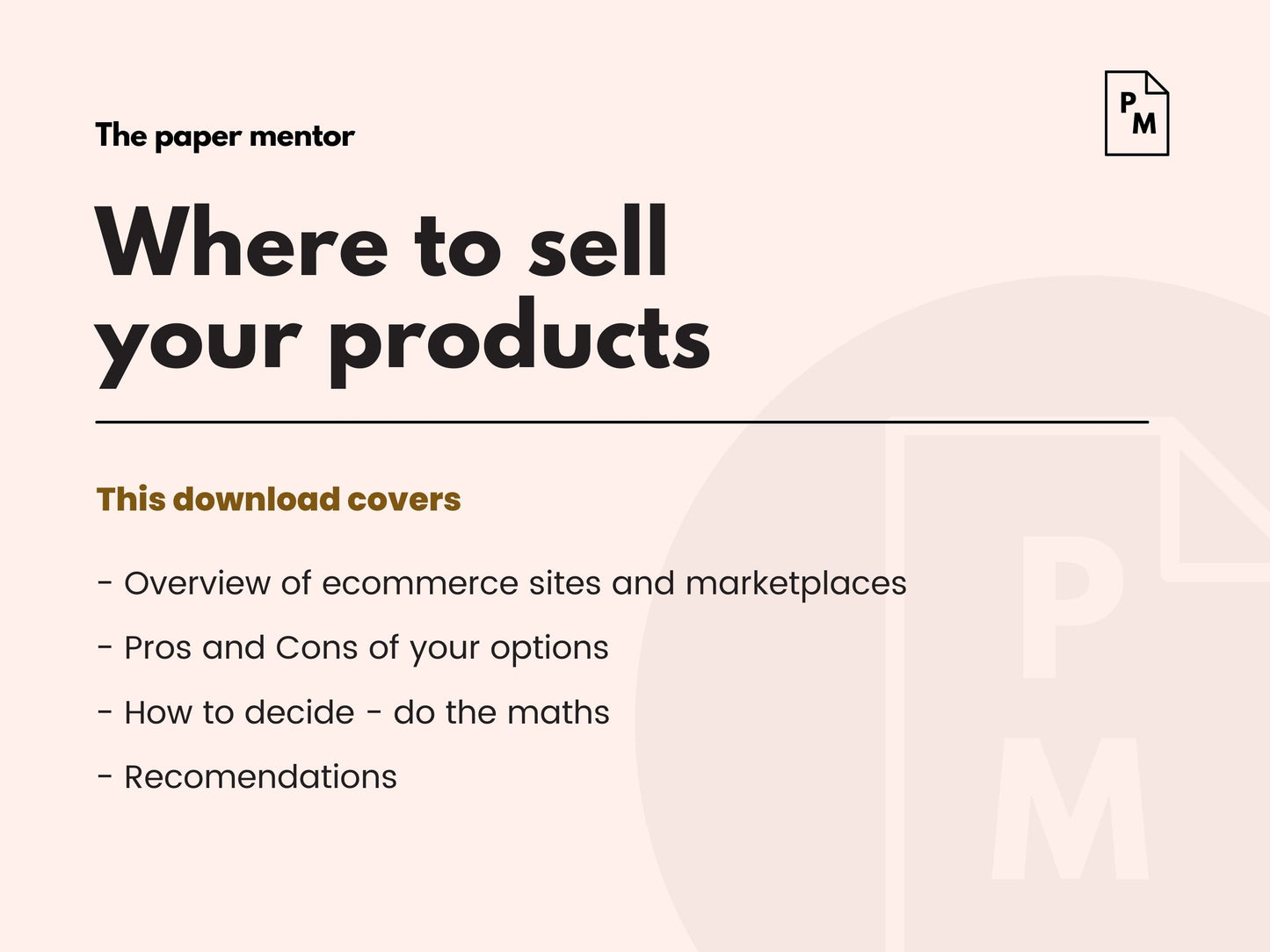 Where to host and share your product brand online